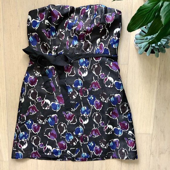 American Eagle strapless floral dress - Picture 4 of 10